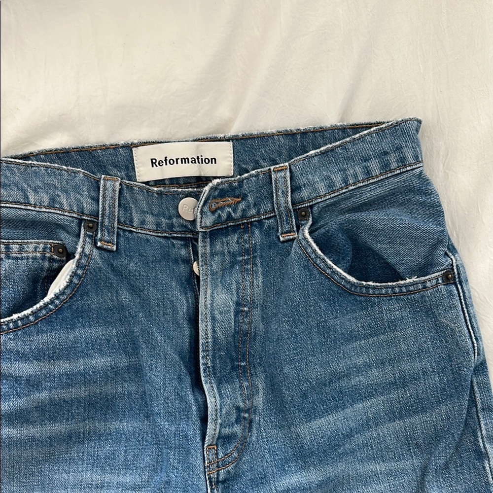 Reformation Straight Leg Jean